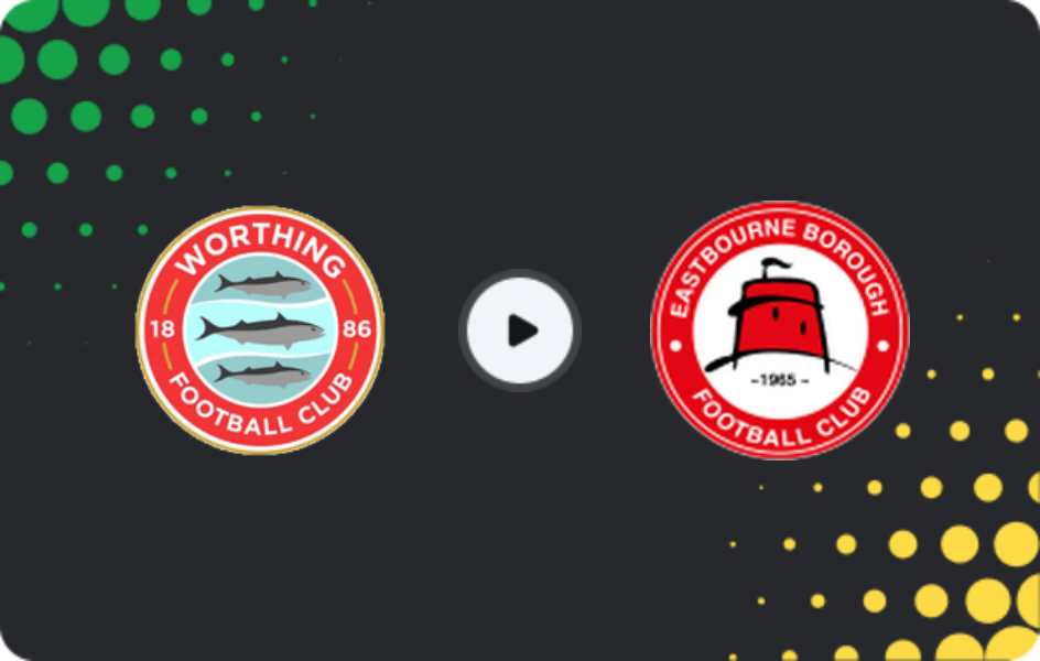 Where to watch Worthing — Eastbourne Borough, National League - South, 03.04.2026