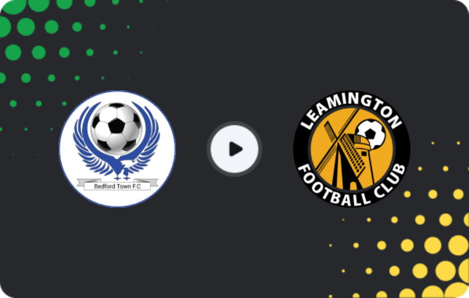 Where to watch Bedford Town — Leamington, National League - North, 03.04.2026