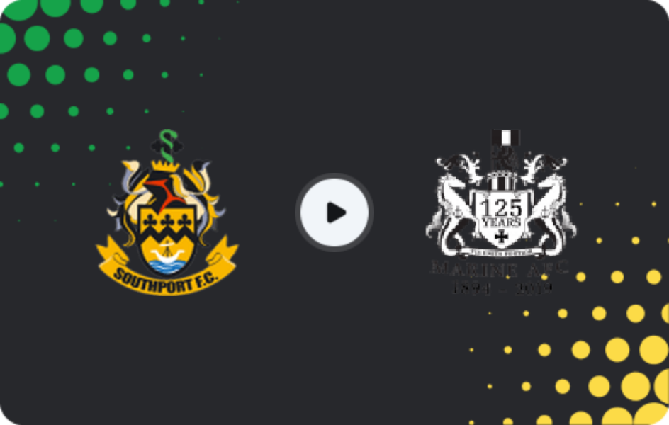 Where to watch Southport — Marine, National League - North, 03.04.2026