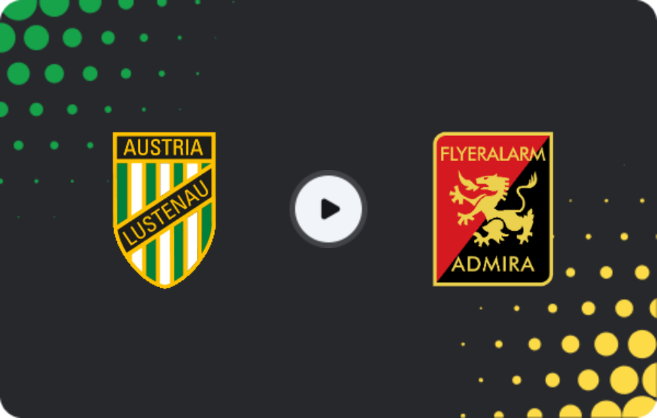 Where to watch Austria Lustenau — Admira Wacker, 2. Liga, 03.04.2026