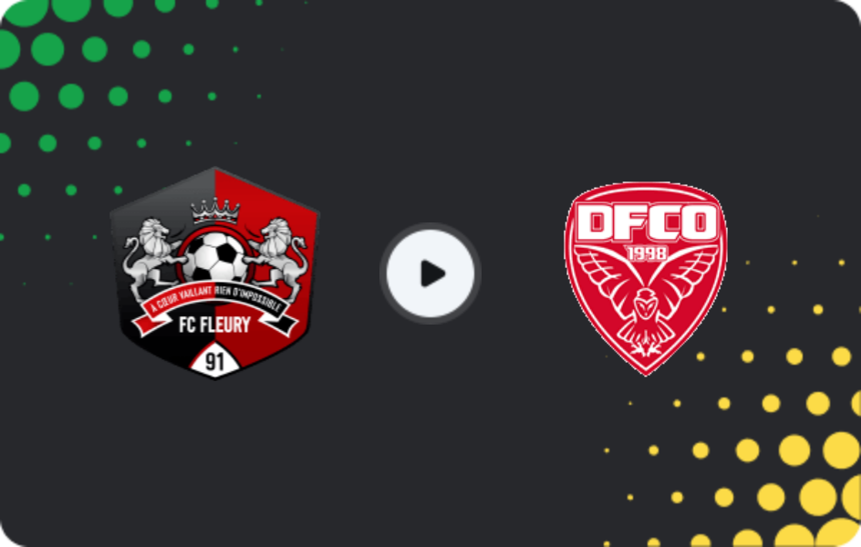 Where to watch Fleury 91 — Dijon, Championnat National, 03.04.2026