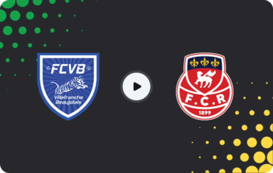 Where to watch Villefranche — Rouen, Championnat National, 03.04.2026