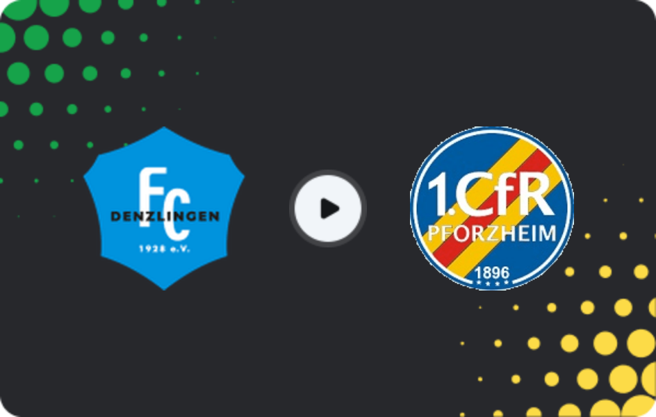 Where to watch Denzlingen — CFR Pforzheim, Oberliga - Baden-Württemberg, 04.04.2026