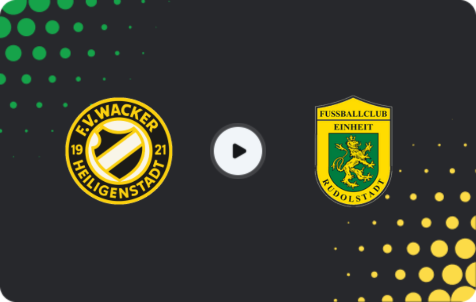 Where to watch Heiligenstadt — Einheit Rudolstadt, NOFV-Oberliga Süd, 04.04.2026