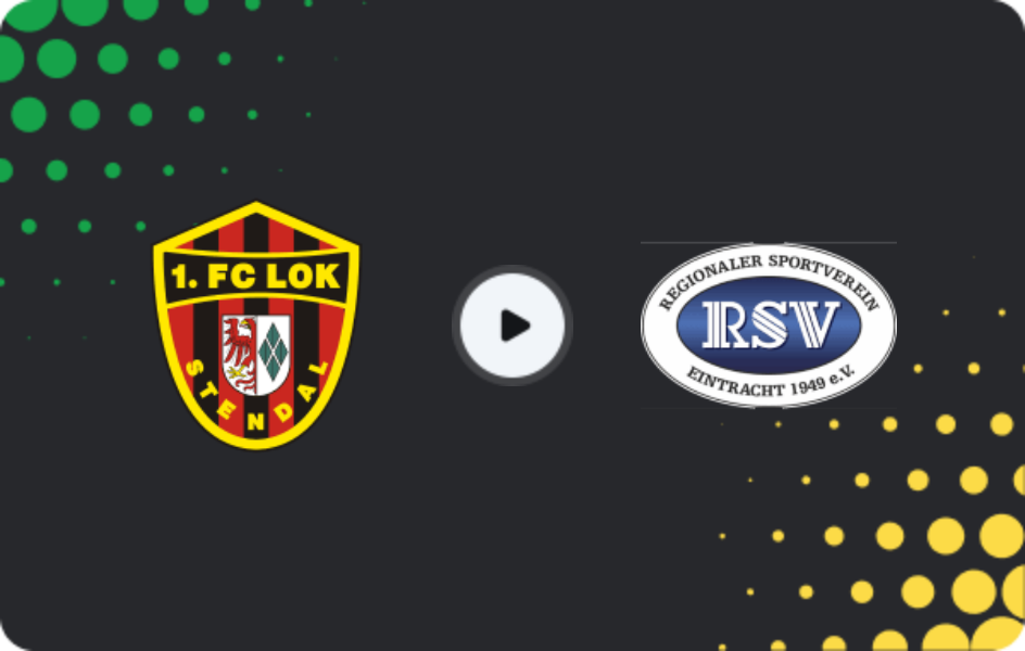 Where to watch FC Lok Stendal — RSV Eintracht, NOFV-Oberliga Süd, 04.04.2026