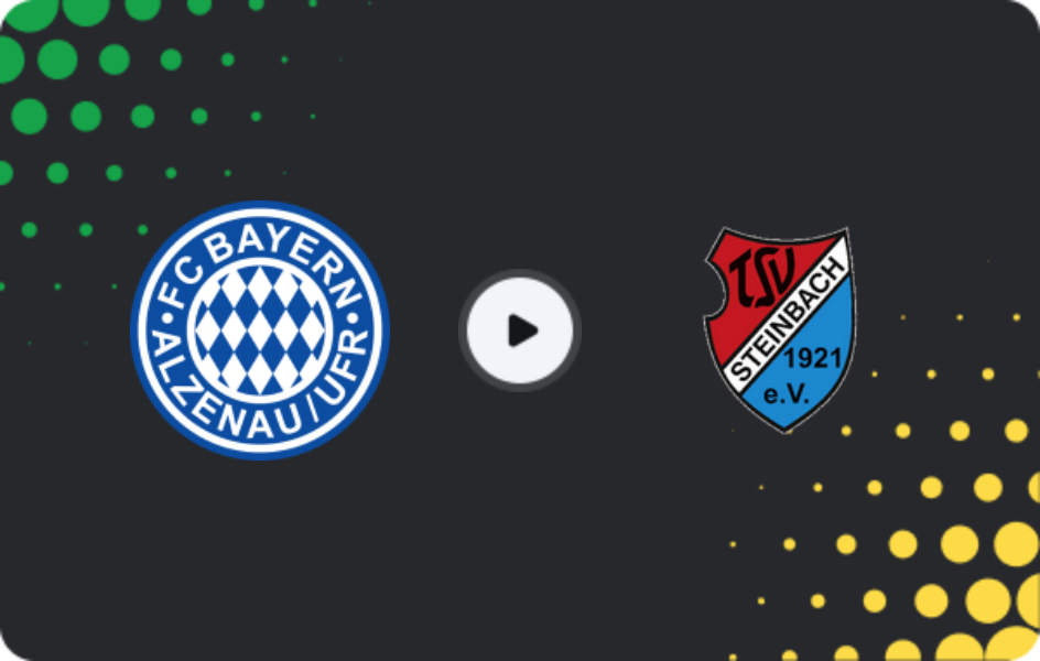 Where to watch Bayern Alzenau — TSV Steinbach, Regionalliga - SudWest, 04.04.2026
