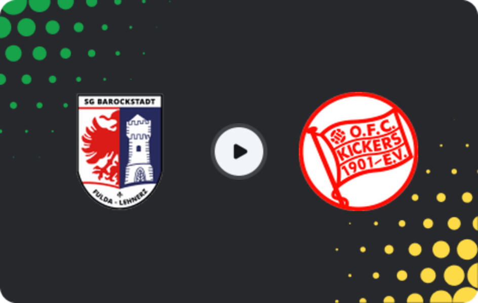 Where to watch Barockstadt Fulda-Lehn. — Kickers Offenbach, Regionalliga - SudWest, 04.04.2026