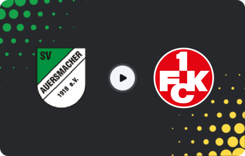 Where to watch Auersmacher — Kaiserslautern II, Oberliga Rheinland-Pfalz/Saar, 04.04.2026