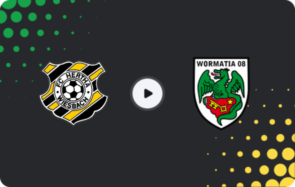 Where to watch Hertha Wiesbach — Wormatia Worms, Oberliga Rheinland-Pfalz/Saar, 04.04.2026