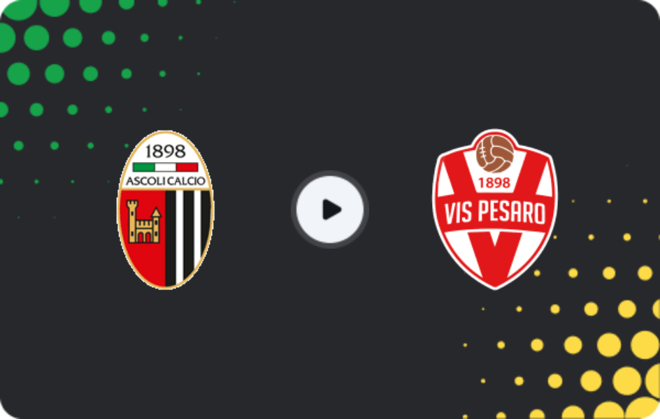 Where to watch Ascoli — Vis Pesaro, Serie C - Girone B, 04.04.2026