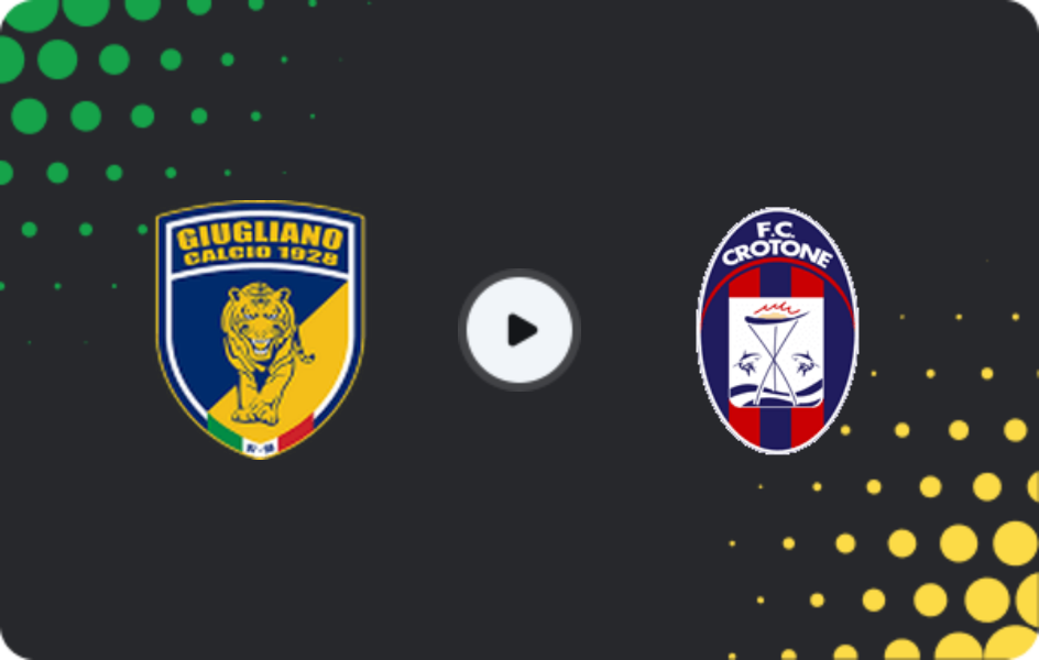 Where to watch Giugliano — Crotone, Serie C - Girone C, 04.04.2026
