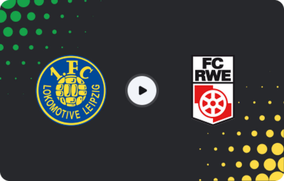 Where to watch Lokomotive Leipzig — FC Rot-Weiß Erfurt, Regionalliga - Nordost, 05.04.2026