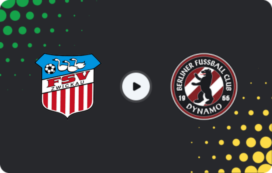 Where to watch FSV Zwickau — BFC Dynamo, Regionalliga - Nordost, 05.04.2026
