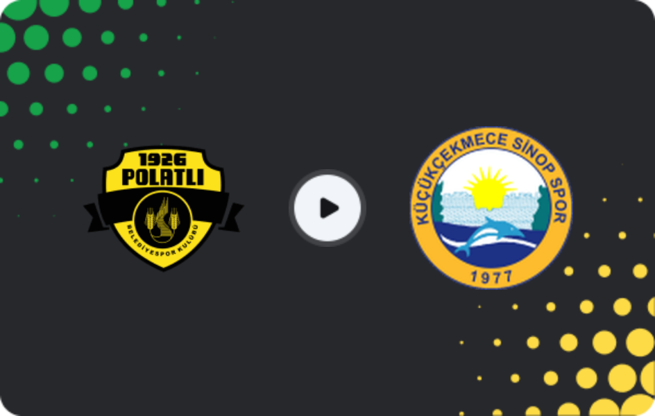 Where to watch 1926 Polatlı Belediye — Küçükçekmece Sinopspor, 3. Lig - Group 1, 05.04.2026