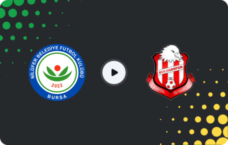 Where to watch Nilüfer Belediye — Kartal Bulvarspor, 3. Lig - Group 1, 05.04.2026