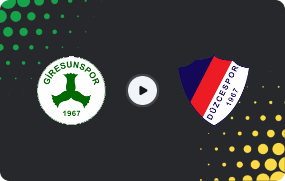 Where to watch Giresunspor — Düzcespor, 3. Lig - Group 3, 05.04.2026