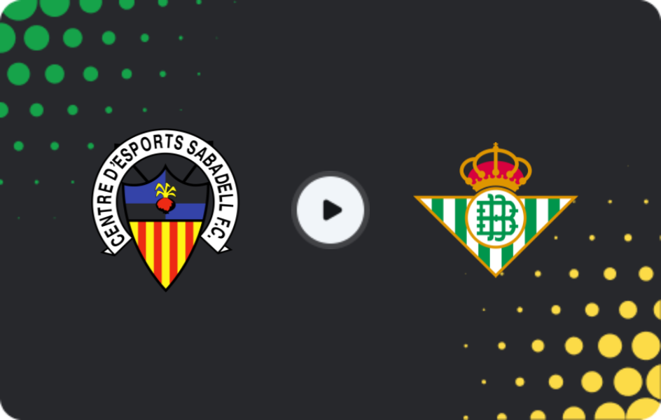 Where to watch Sabadell — Real Betis II, Primera Federación – Group 2, 05.04.2026