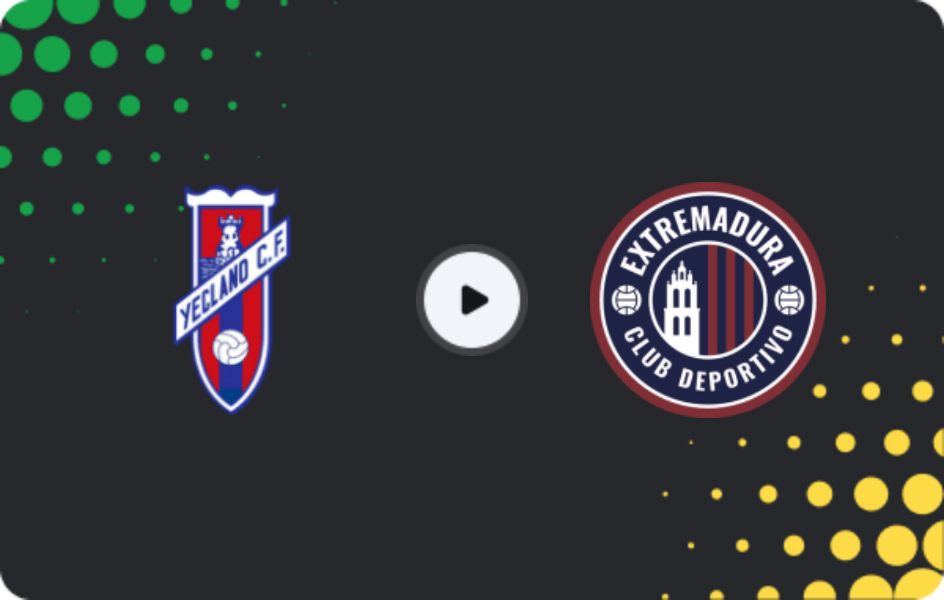 Where to watch Yeclano — Extremadura 1924, Segunda Federación - Group 4, 05.04.2026