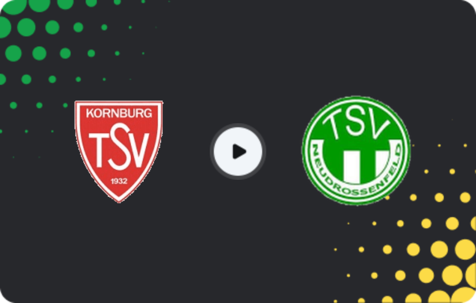 Where to watch Kornburg — Neudrossenfeld, Oberliga - Bayern Nord, 06.04.2026