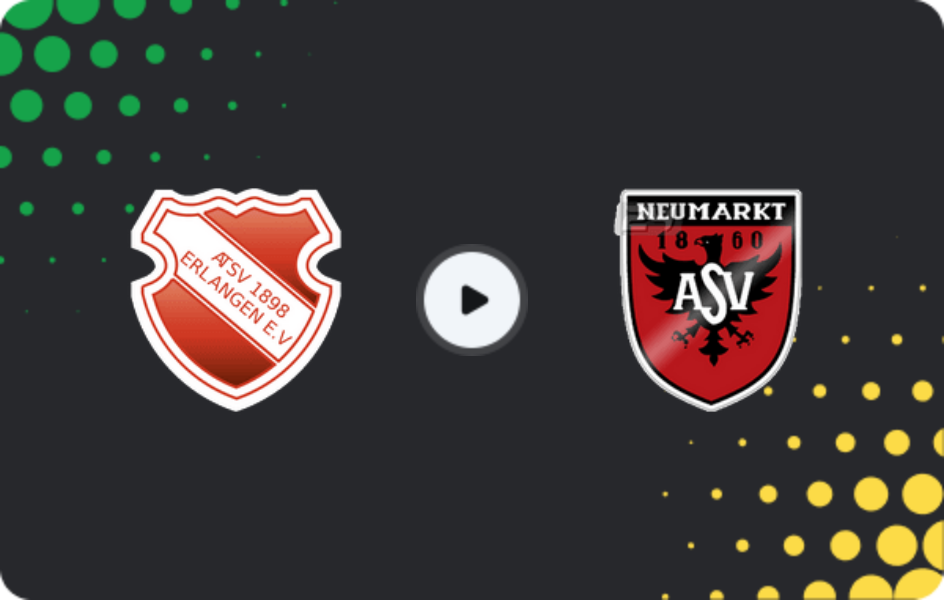 Where to watch ATSV Erlangen — ASV Neumarkt, Oberliga - Bayern Nord, 06.04.2026