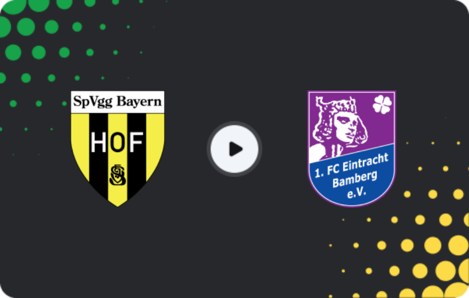 Where to watch Bayern Hof — Eintracht Bamberg, Oberliga - Bayern Nord, 06.04.2026