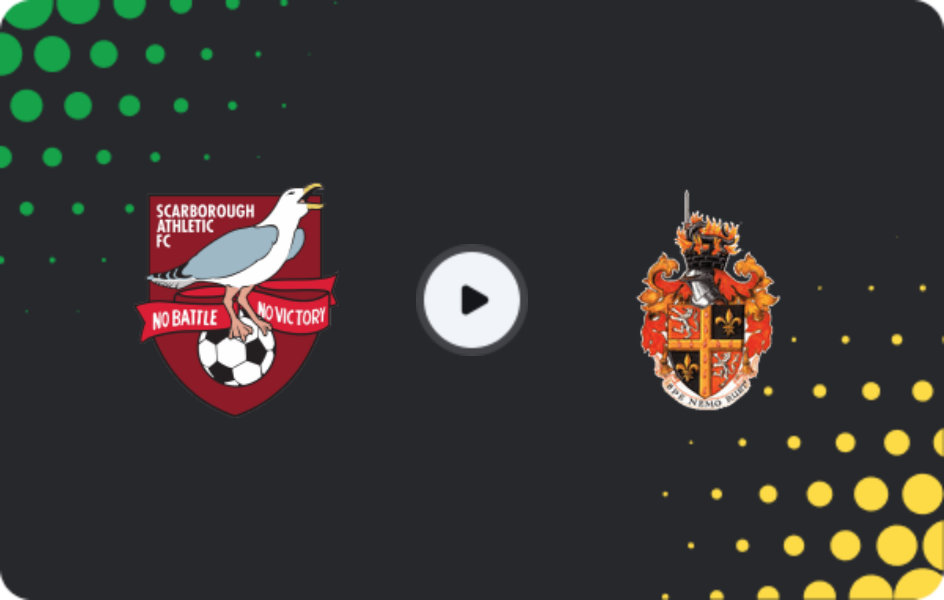 Where to watch Scarborough Athletic — Spennymoor Town, National League - North, 06.04.2026