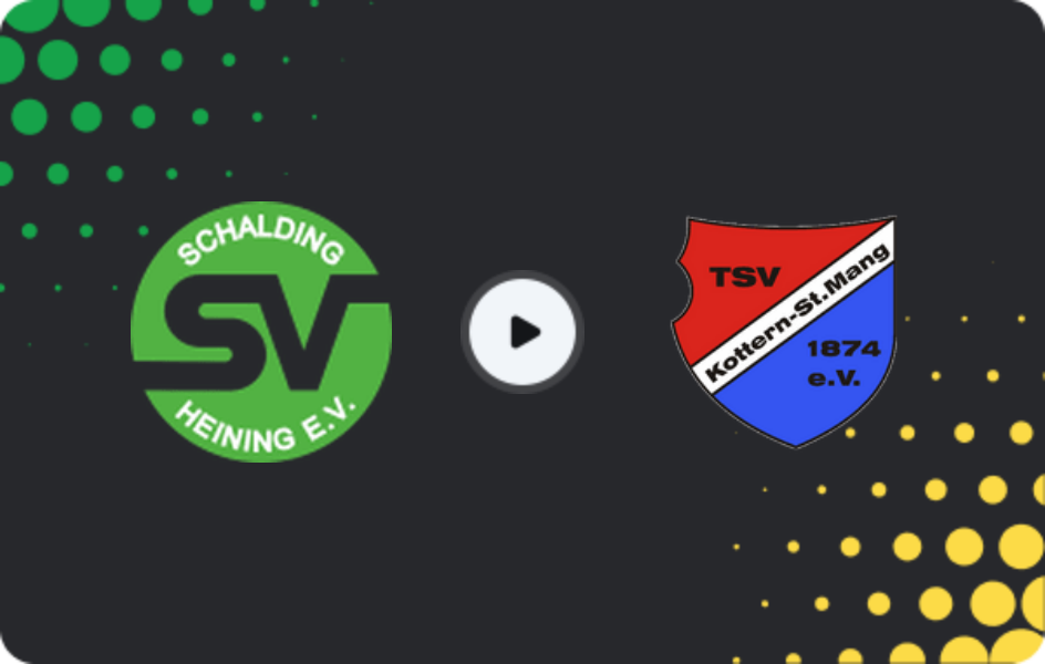 Where to watch Schalding-Heining — Kottern, Oberliga - Bayern Süd, 06.04.2026