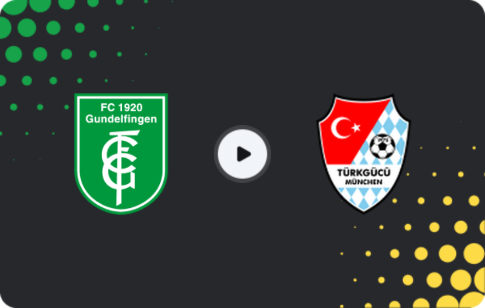 Where to watch Gundelfingen — Türkgücü-Ataspor, Oberliga - Bayern Süd, 06.04.2026