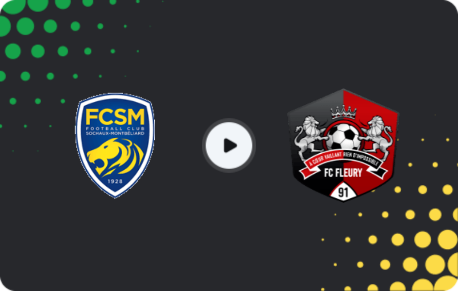 Where to watch Sochaux — Fleury 91, Championnat National, 10.04.2026