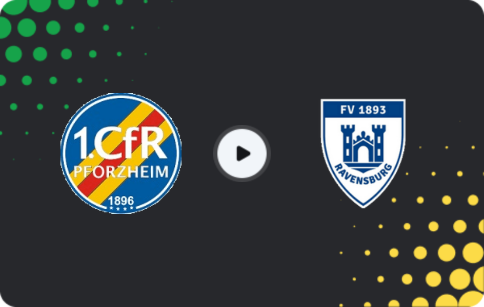 Where to watch CFR Pforzheim — FV Ravensburg, Oberliga - Baden-Württemberg, 11.04.2026