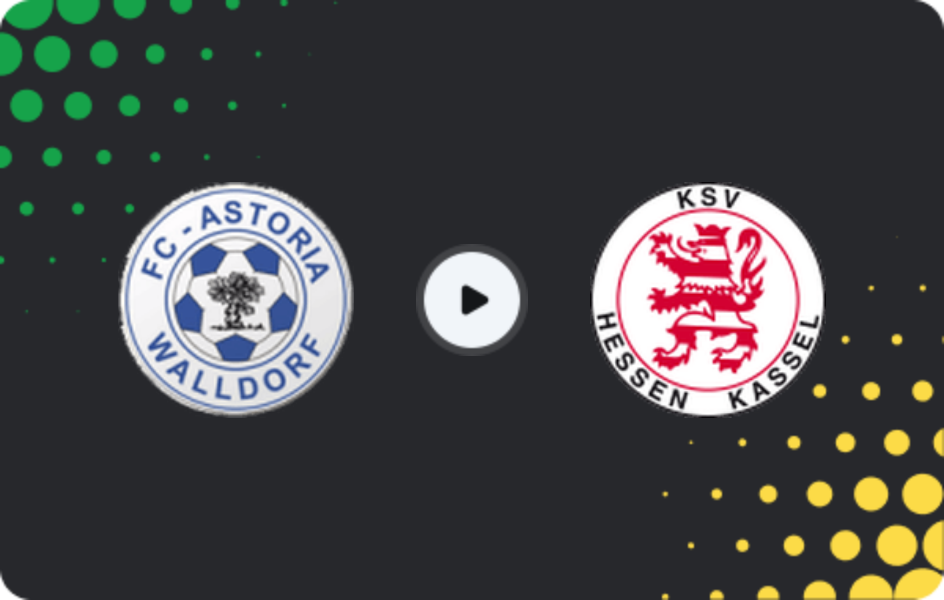 Where to watch FC Astoria Walldorf — Hessen Kassel, Regionalliga - SudWest, 11.04.2026