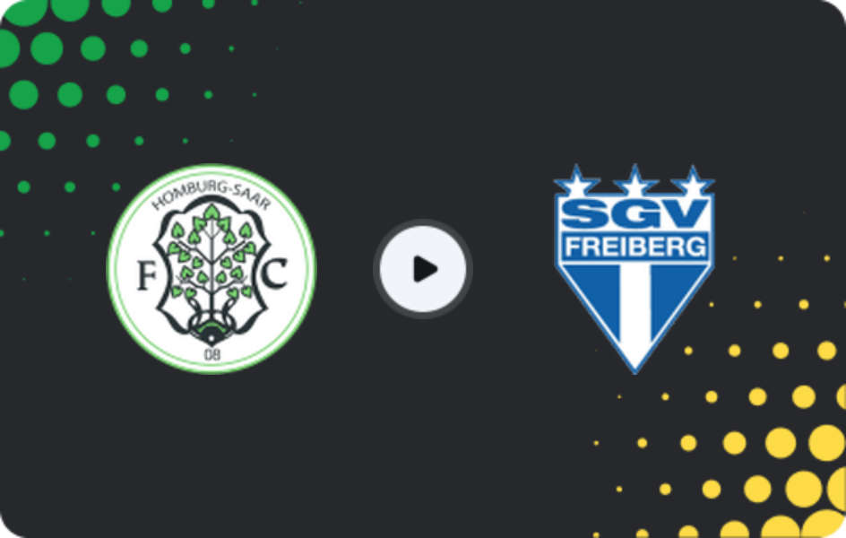 Where to watch FC 08 Homburg — SGV Freiberg, Regionalliga - SudWest, 11.04.2026