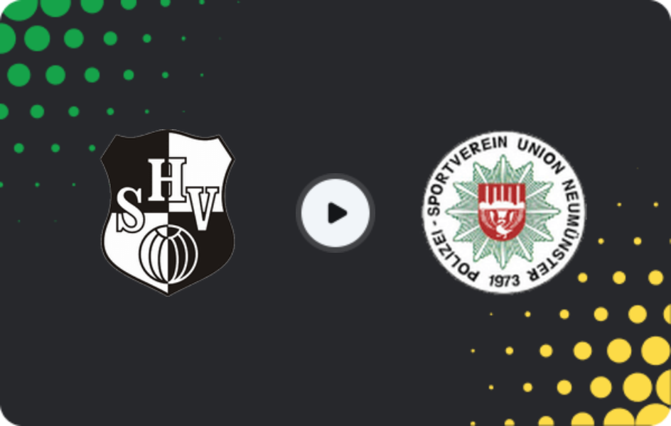 Where to watch Heider SV — Union Neumünster, Oberliga - Schleswig-Holstein, 11.04.2026