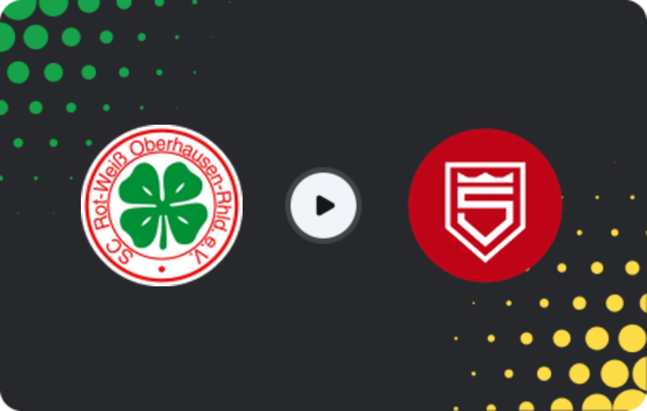 Where to watch Rot-weiss Oberhausen — Sportfreunde Siegen, Regionalliga - West, 11.04.2026