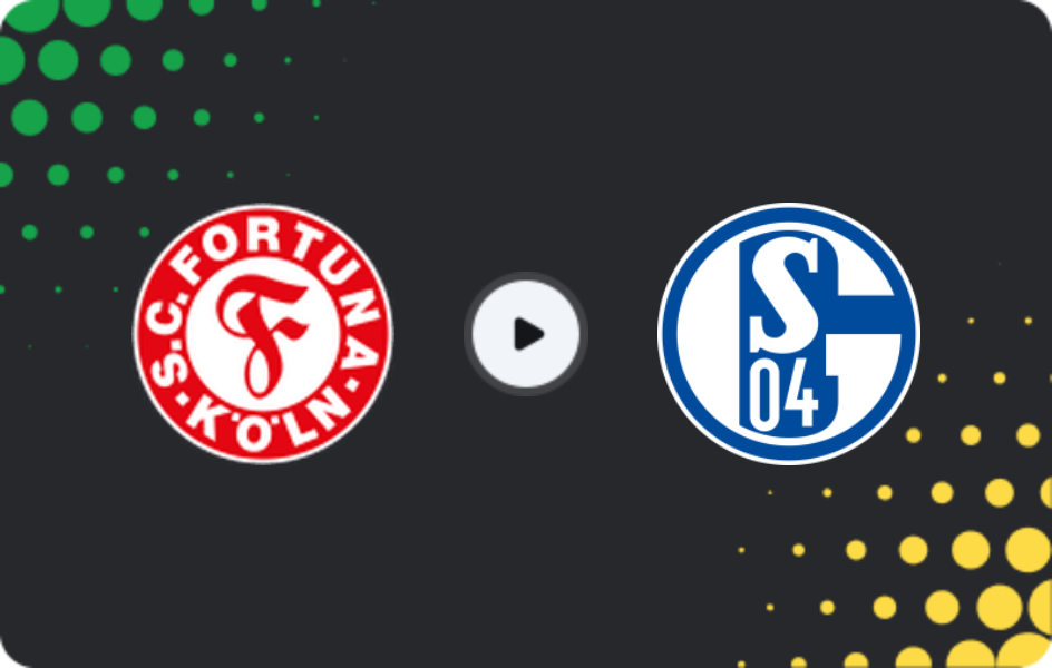 Where to watch Fortuna Köln — Schalke 04 II, Regionalliga - West, 11.04.2026