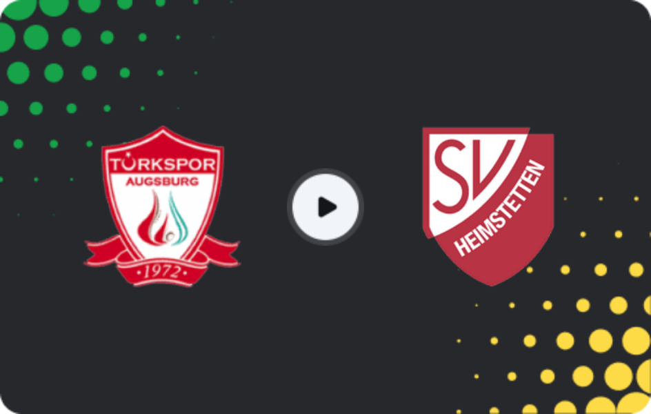 Where to watch Türkspor Augsburg — Heimstetten, Oberliga - Bayern Süd, 11.04.2026