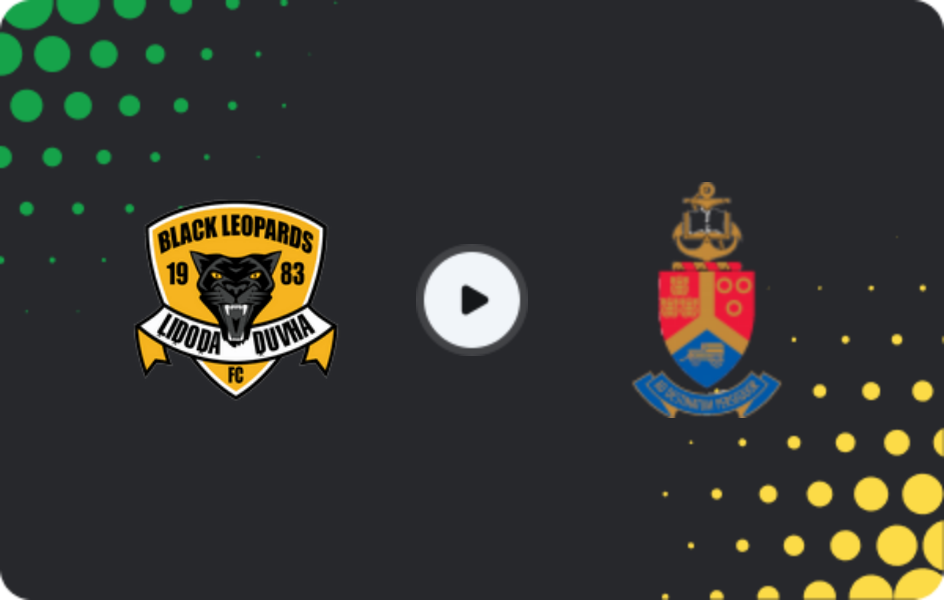 Where to watch Black Leopards — University of Pretoria, 1st Division, 11.04.2026