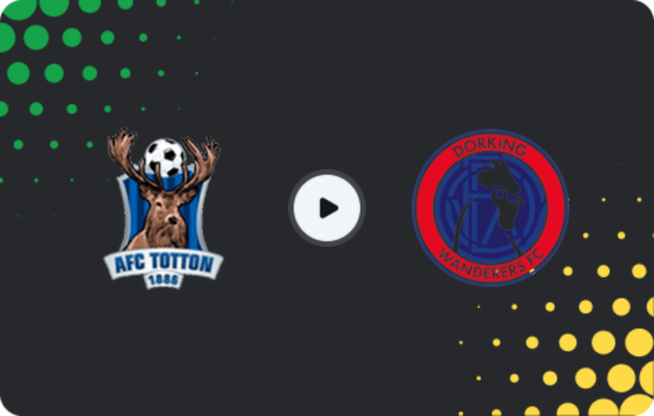 Where to watch AFC Totton — Dorking Wanderers, National League - South, 11.04.2026