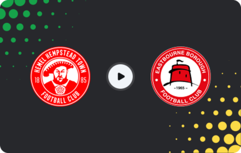 Where to watch Hemel Hempstead Town — Eastbourne Borough, National League - South, 11.04.2026