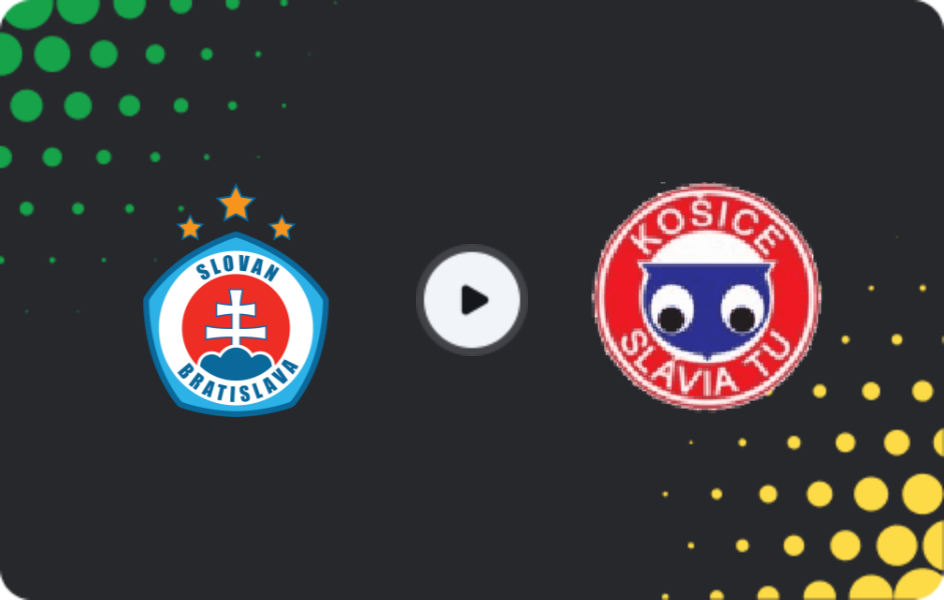 Where to watch Slovan Bratislava II — Slávia TU Košice, 2. Liga, 12.04.2026