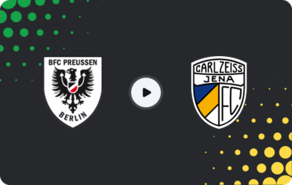 Where to watch BFC Preussen — FC Carl Zeiss Jena, Regionalliga - Nordost, 12.04.2026
