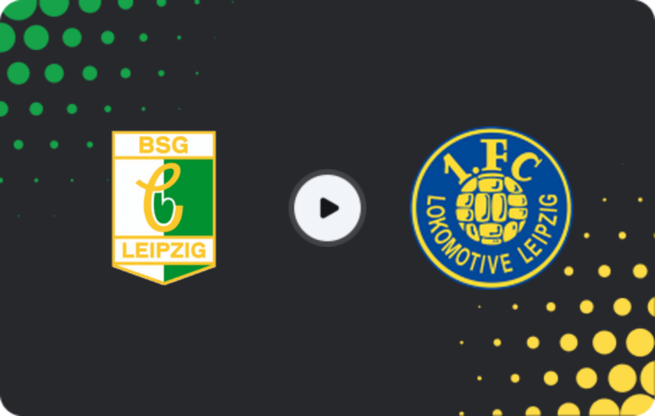 Where to watch BSG Chemie Leipzig — Lokomotive Leipzig, Regionalliga - Nordost, 12.04.2026