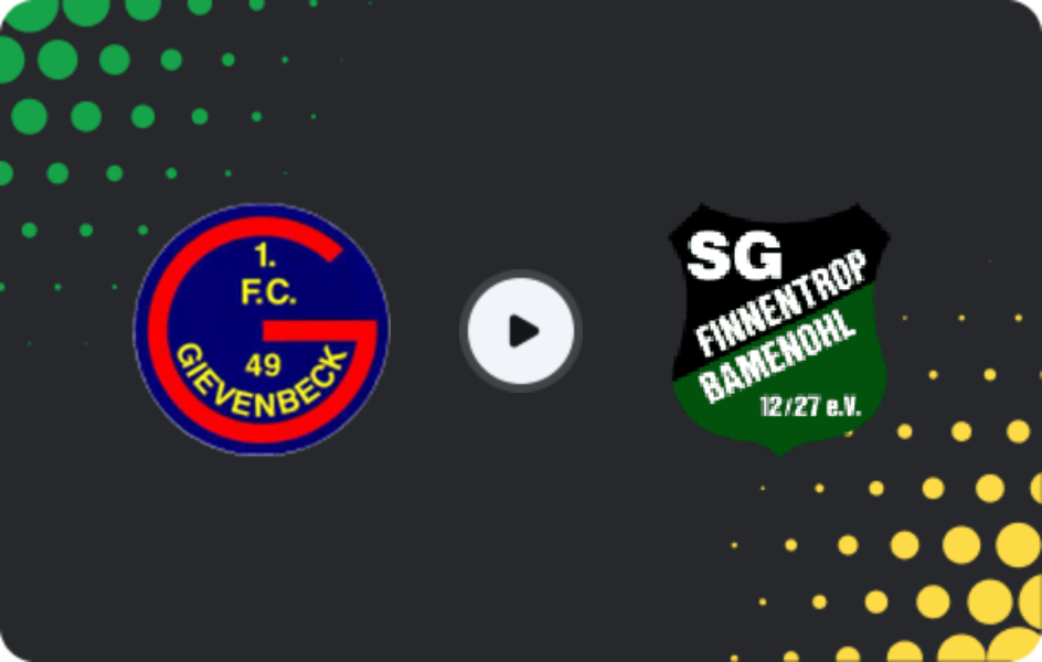 Where to watch Gievenbeck — Finnentrop / Bamenohl, Oberliga - Westfalen, 12.04.2026