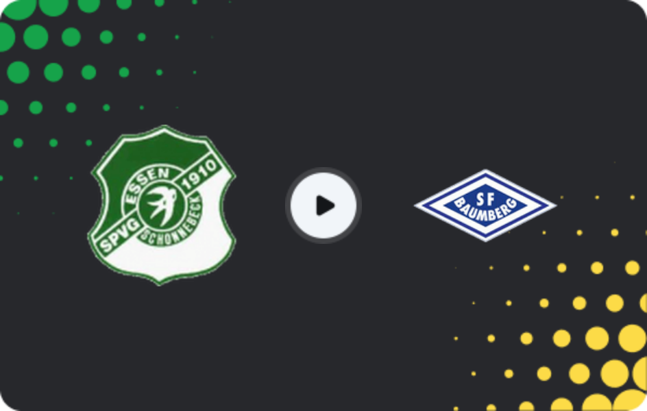 Where to watch Schonnebeck — SF Baumberg, Oberliga - Niederrhein, 12.04.2026