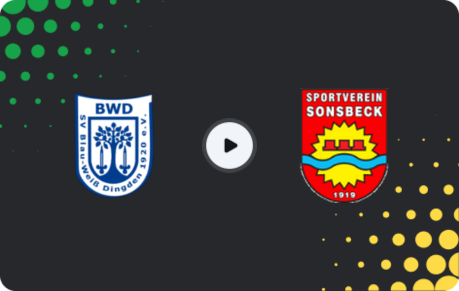 Where to watch BW Dingden — Sonsbeck, Oberliga - Niederrhein, 12.04.2026