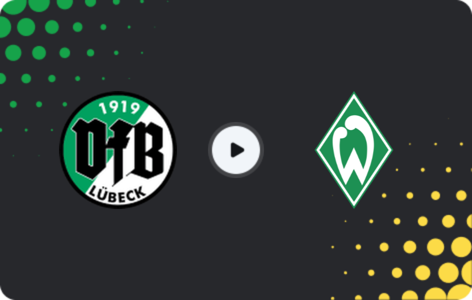 Where to watch VfB Lübeck — Werder Bremen II, Regionalliga - Nord, 12.04.2026