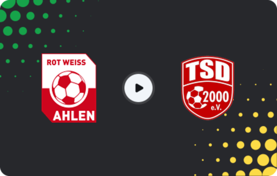 Where to watch Rot Weiss Ahlen — Türkspor Dortmund, Oberliga - Westfalen, 12.04.2026