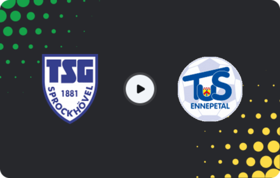 Where to watch Sprockhovel — Ennepetal, Oberliga - Westfalen, 12.04.2026