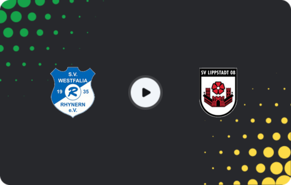Where to watch Westfalia Rhynern — Lippstadt 08, Oberliga - Westfalen, 12.04.2026