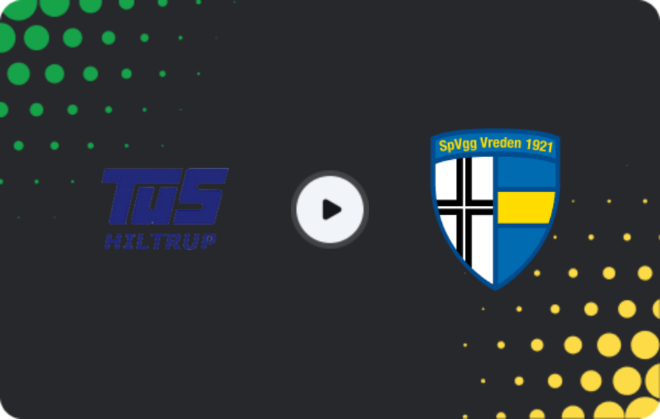 Where to watch Hiltrup — Vreden, Oberliga - Westfalen, 12.04.2026